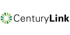 The CenturyLink logo features a green radial design on the left, with the brand name in black text on the right—an emblem that resonates with innovation and digital marketing excellence.
