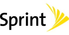 The image depicts the iconic Sprint logo, featuring sleek black text alongside a yellow, wing-like shape on the right, embodying the spirit of innovation and connectivity. This branding resonates well in the digital marketing realm, capturing attention effortlessly.